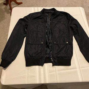 Polyester Black Jacket from Zara: size small